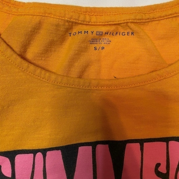 Tommy Hilfiger size small burnt yellow hobo tank top - Picture 4 of 4